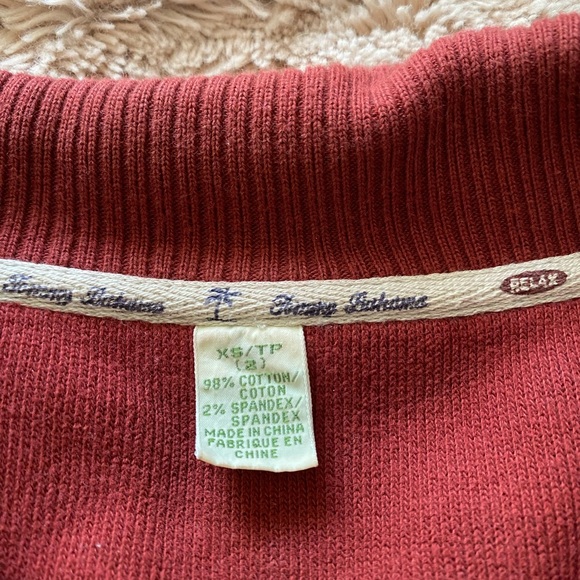 Tommy Bahama Vintage Quarter Zip Pullover Sweater - Picture 2 of 3